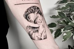 Tatuaggio David di Michelangelo