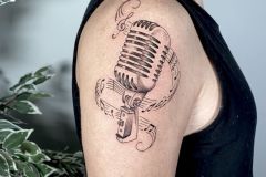 Microphone Tattoo