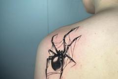 Spider Tattoo sulla schiena